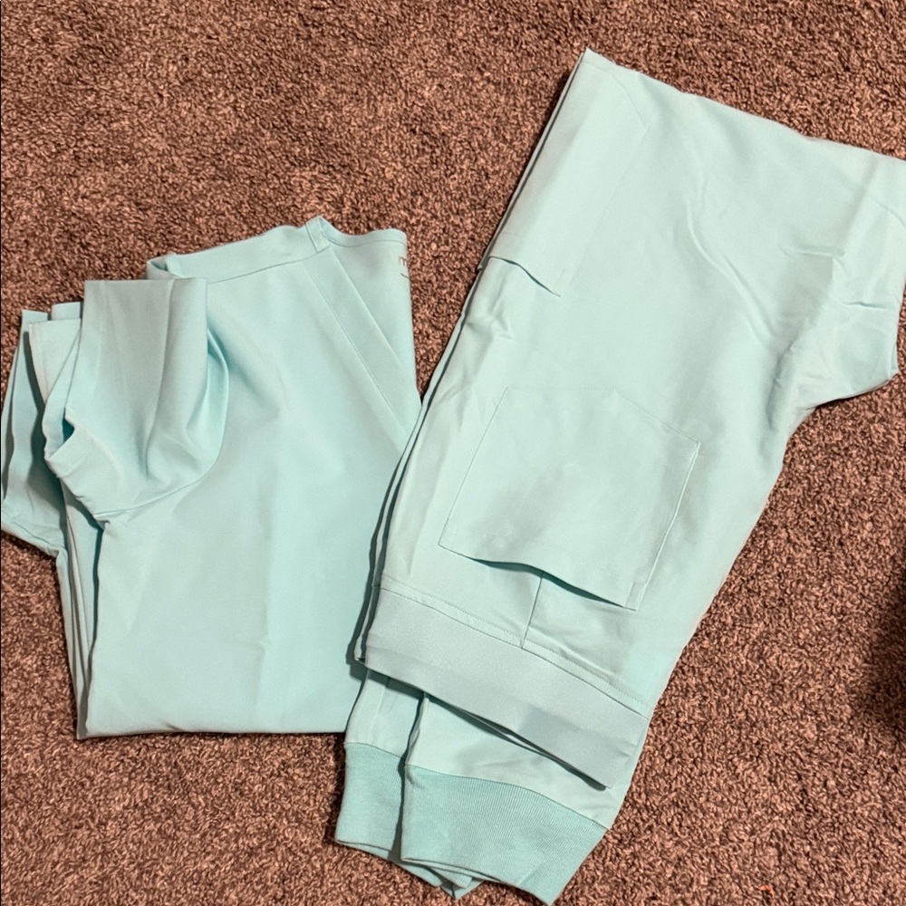 Light Blue Scrub Pants